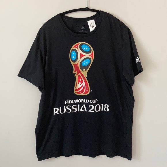Adidas FIFA World Cup T -Shirt Black XL - Picture 2 of 5